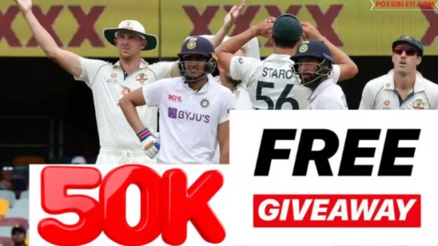 IND vs AUS Test Match Free Giveaway,
