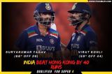 IND vs HKG Highlight, Asia Cup 2022: Kohli Is Back In Form Hit 59 Runs