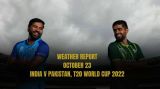 IND vs PAK Weather Report, Forecast, Melbourne Cricket Ground Pitch Report