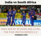 IND vs SA 4th T20 2022, Highlights: India Beat South Africa by 82 Runs