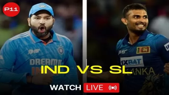 IND vs SL Live score Today Match