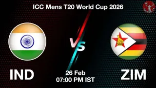 IND vs ZIM T20 WC 2026, Pitch Report, Head to Head, Playing 11, AI Prediction