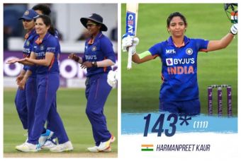 IND-W vs ENG-W Highlights, Watch Harmanpreet Kaurs innings of 143 runs