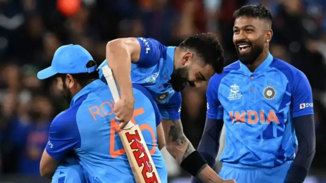india 160 6 vs pakistan, melbourne cricket ground (2022)