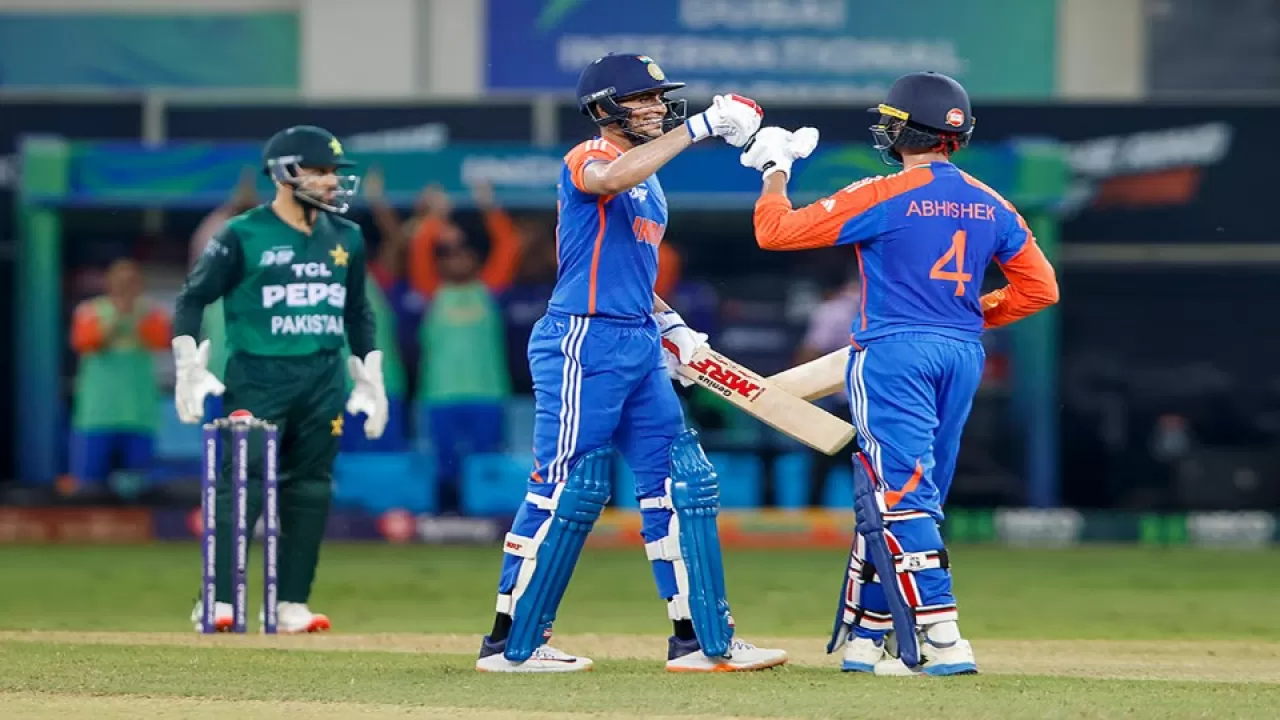 india 174 4 vs pakistan, dubai (2025)