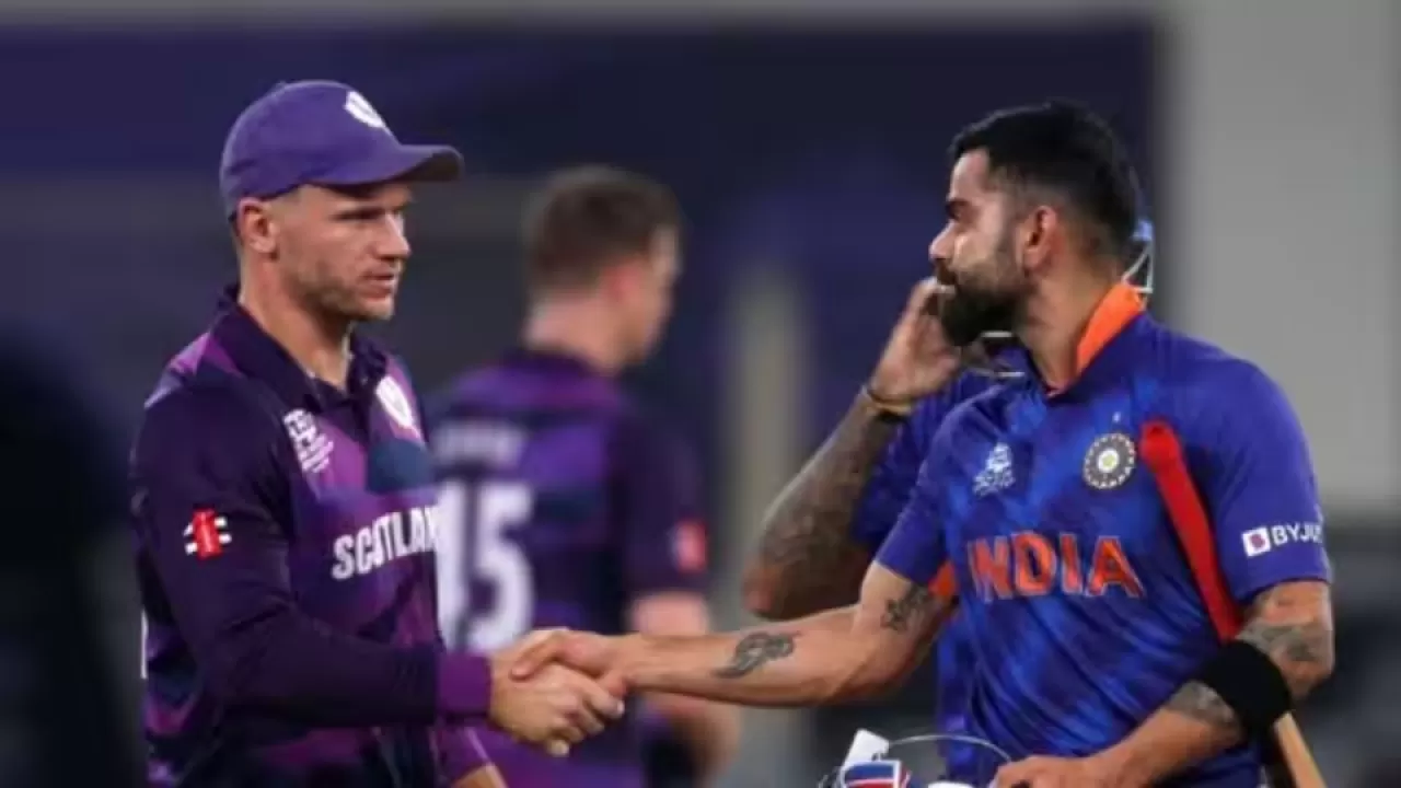 india 81 balls remaining vs scotland