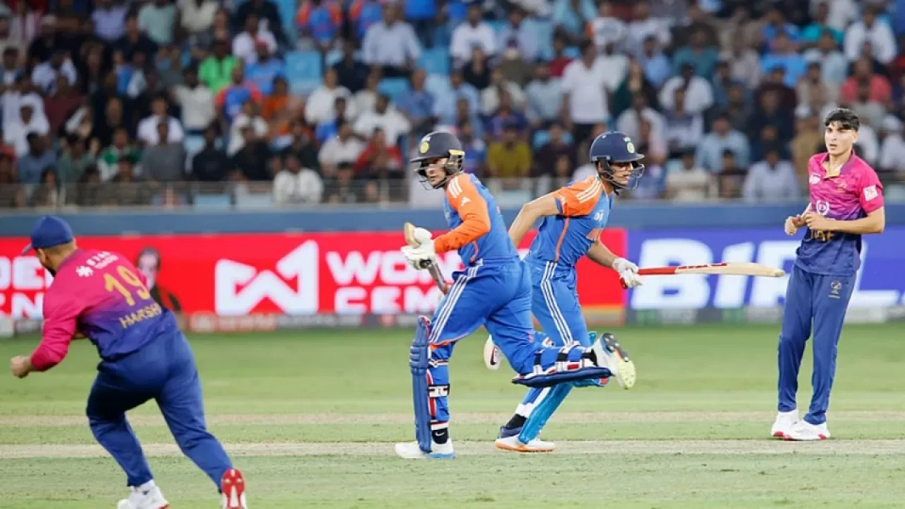 india 93 balls remaining vs uae