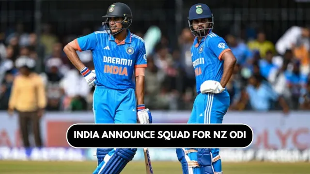 India Announce Squad for NZ ODIs: Gill