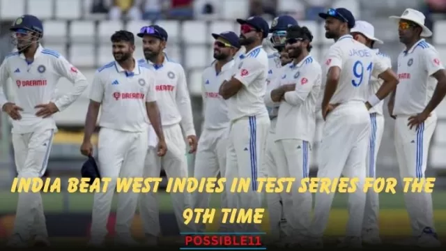India beat West Indies in Test series