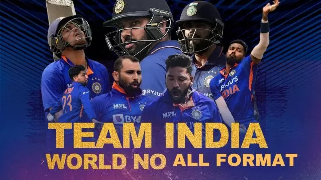 India ICC Ranking in All Format, Team