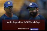 India Squad for ODI World Cup: BCCI announces India team for World Cup 2023