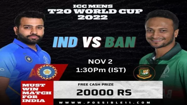India vs Bangladesh Highlights, T20 World Cup