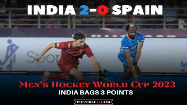 India vs Spain Highlights Men’s Hockey World
