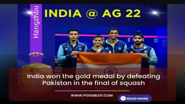 India won the gold medal by defeating