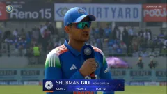 India won the toss and Picture