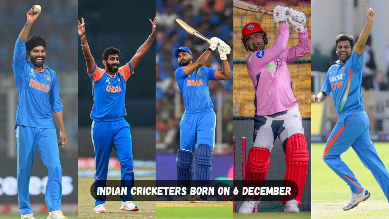 indian cricketers born on 6 december