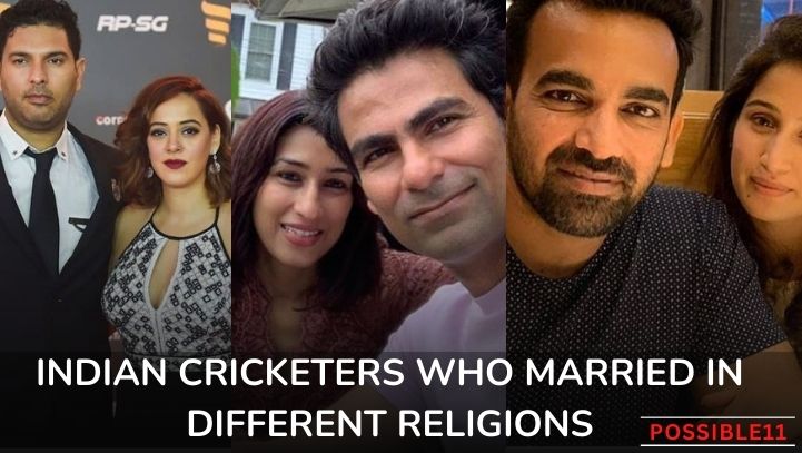 Indian cricketers who married in different religions