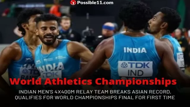Indian mens 4x400 relay team qualifies for