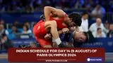 Indian schedule for Day 14 (9 August) of Paris Olympics 2024