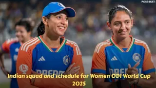 Indian squad and schedule for Women ODI World Cup 2025