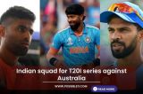 Indian squad for T20I series against Australia