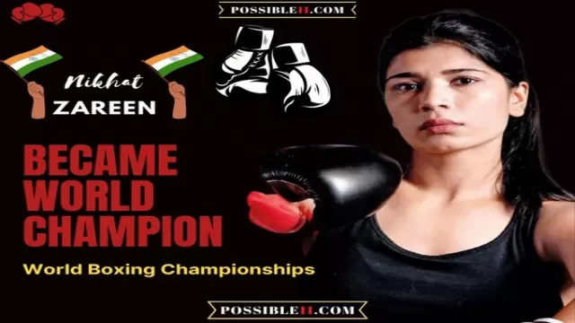Indias Nikhat Zareen Wins Gold At Womens