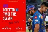IPL 2022, MI vs KKR Highlights: Kolkata Beats Mumbai Twice This season