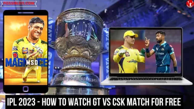 IPL 2023 - How to watch GT