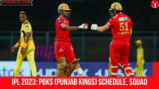 IPL 2023: PBKS (Punjab Kings) Schedule, Squad