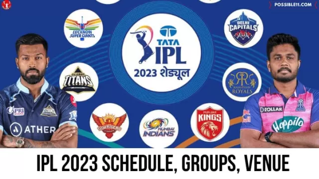 IPL 2023 Schedule, Groups, Venue