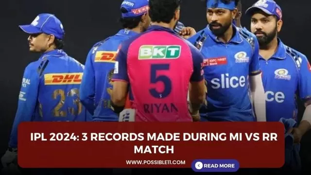 IPL 2024: 3 records made during MI