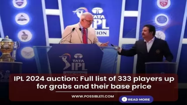 IPL 2024 auction: Full list of 333