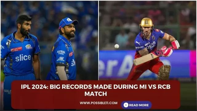 IPL 2024: Big records made during MI