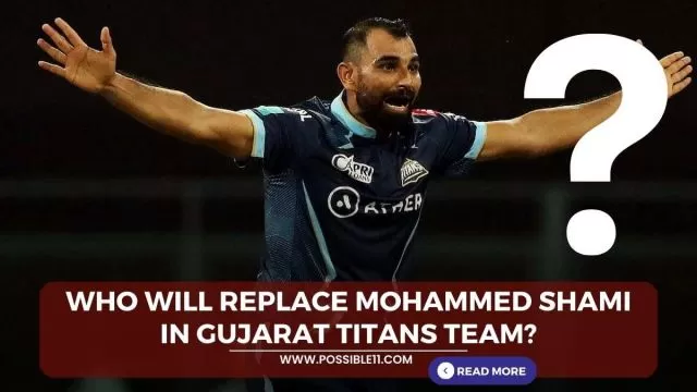 IPL 2024: Who will replace Mohammed Shami