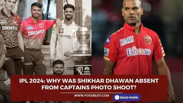 IPL 2024: Why was Shikhar Dhawan absent