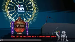 IPL 2026 Auction: Full List of Players with ₹1 Crore Base Price IPL 2026 Auction: Full List of Players with ₹1 Crore Base Price