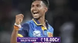IPL 2026 Auction: Matheesha Pathirana Sold to KKR for ₹18 Crore