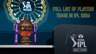 IPL 2026 Trade: Full List of 10 Players Trade Before Retention IPL 2026 Trade: Full List of 10 Players Trade Before Retention