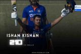 Ishan Kishan Hit Fastest Ever Double Hundered And Broke Many Records