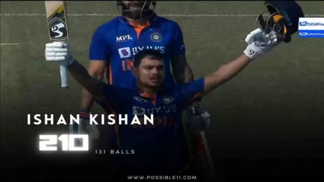 Ishan Kishan Hit Fastest Ever Double Hundered