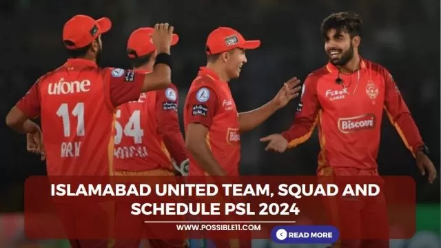 Islamabad United team, squad and schedule PSL