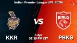 KKR vs PBKS IPL