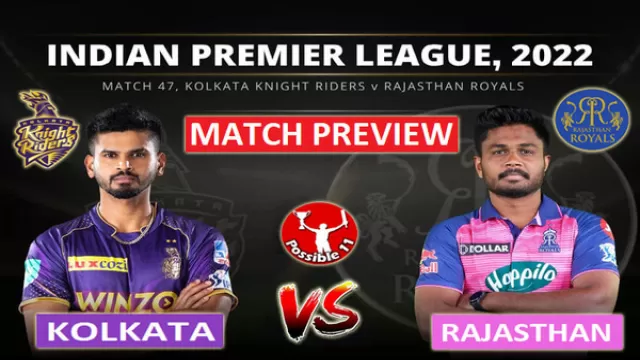 KOL vs RR Match Preview, Dream11 Match