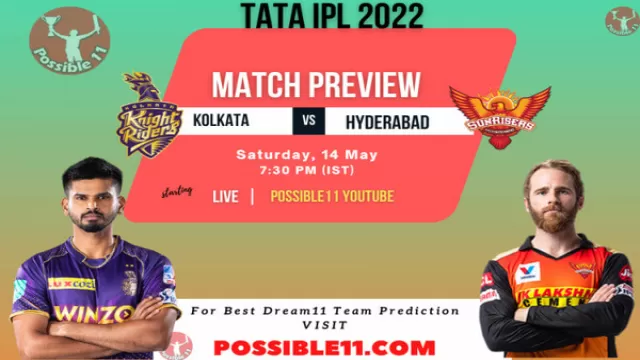 KOL vs SRH Playing 11, Pitch Report