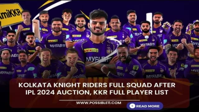 Kolkata Knight Riders full squad after IPL