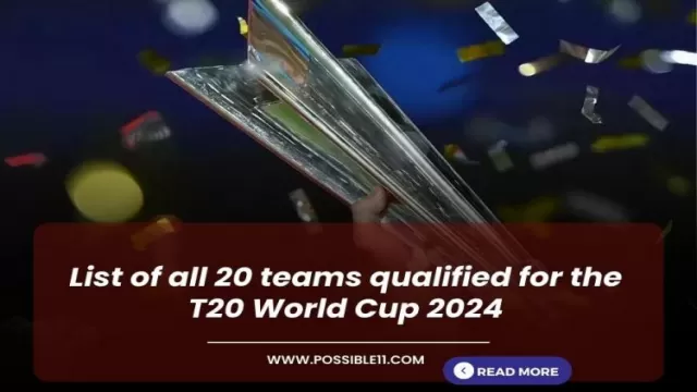 List of all 20 teams qualified for