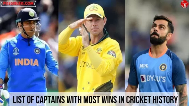 List of Captains with Most Wins in