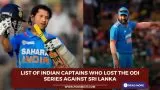 List of Indian captains who lost the ODI series against Sri Lanka
