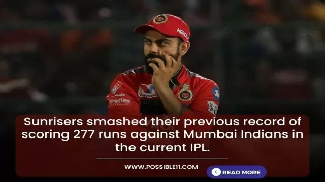 List of records boken in RCB vs