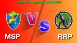 LLC 2026: Match 9, MSP vs RRP Match Prediction: Who Will Win Todays Match?